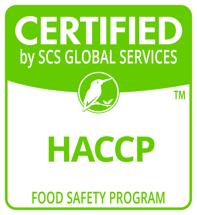 SCS Certified HACCP